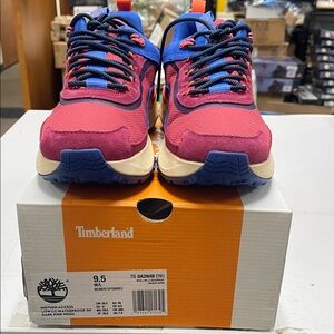Timberland Women's Sneakers in Pink and Blue